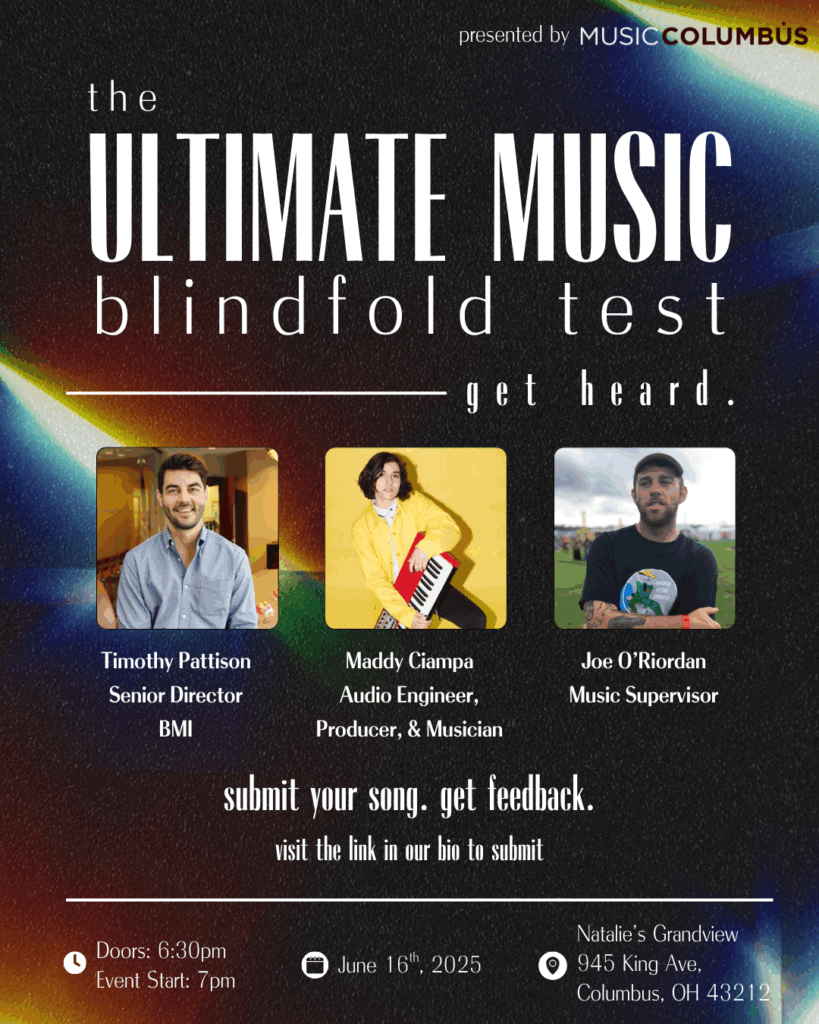 Blindfold Test Flier - June 2025 Blindfold Test Flier - June 2025